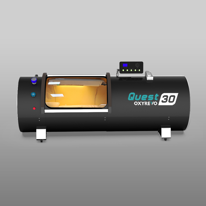 OxyRevo Quest30 Hard Hyperbaric Chamber in Black 01