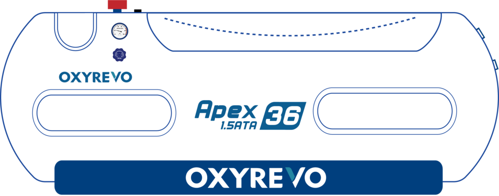 OxyRevo Apex36 1.5ATA Portable Hyperbaric Oxygen Chamber
