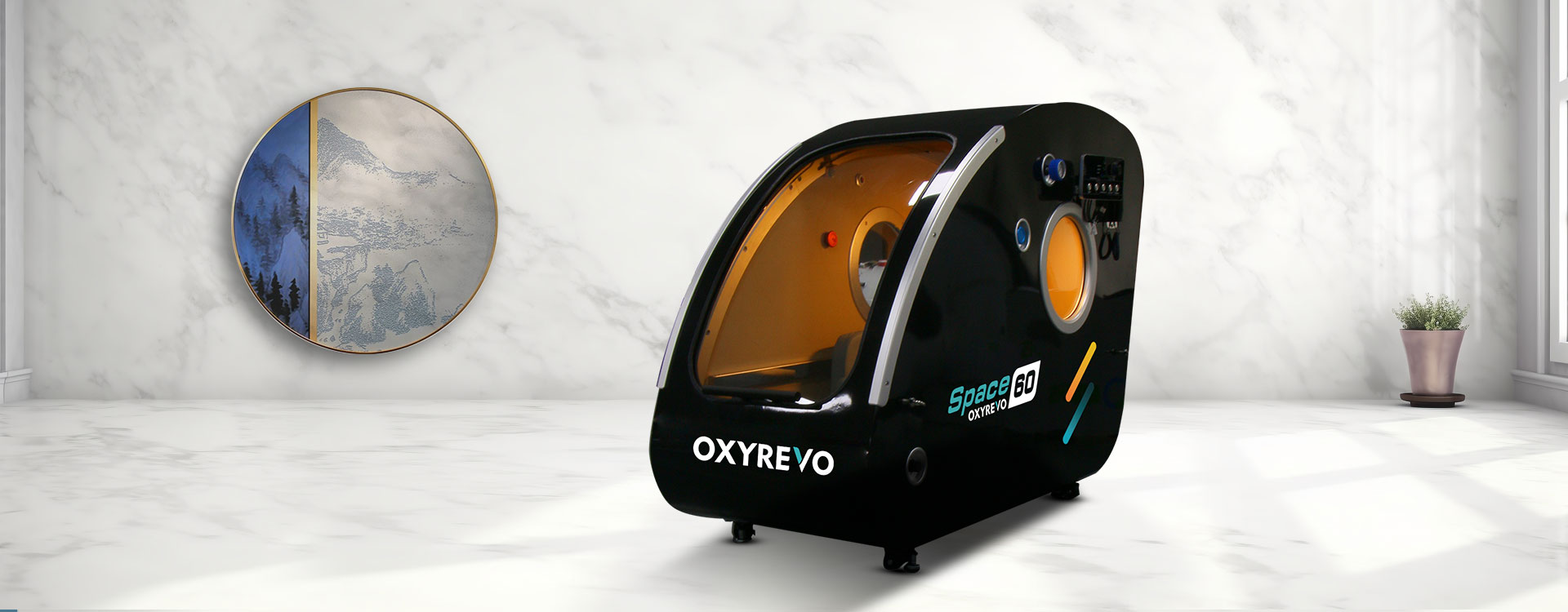 OxyRevo Space60 Hard Sitting Hyperbaric Chamber