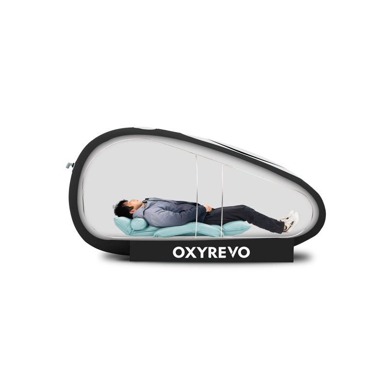 OXYREVO-Forward90-Portable-Sitting-Hyperbaric-Chamber-Using-Mode-Lying