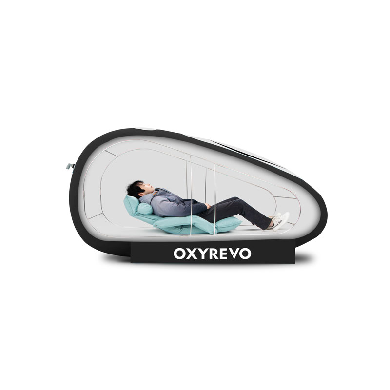 OXYREVO-Forward90-Portable-Sitting-Hyperbaric-Chamber-Using-Mode-Recline