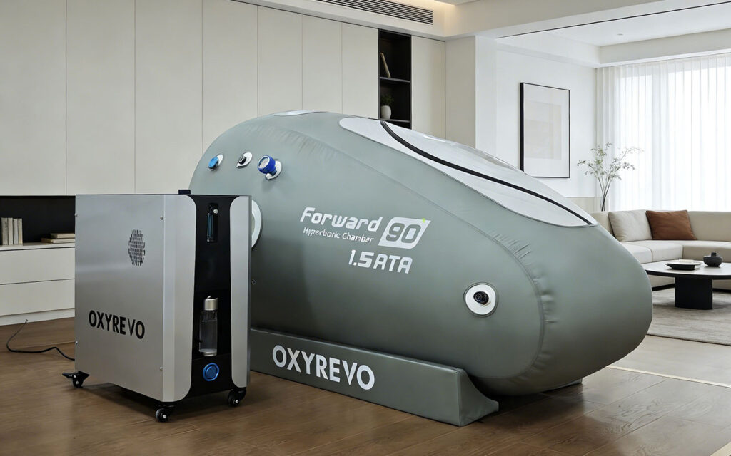 OXYREVO-Forward90-Soft-Sitting-Hyperbaric-Chamber-Pro-Kit