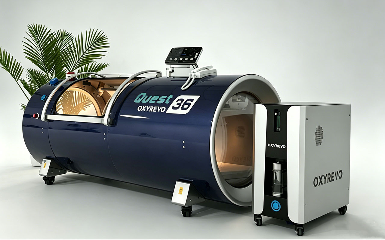 Complete-unit-of-OXYREVO-Quest36-Hard-Shell-Hyperbaric-Chamber-with-all-in-one-Machine-02