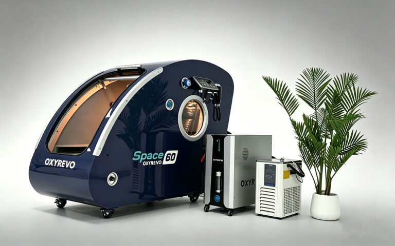 OXYREVO-Space60-Hard-Shell-Hyperbaric-Chamber-with-AC-Machine