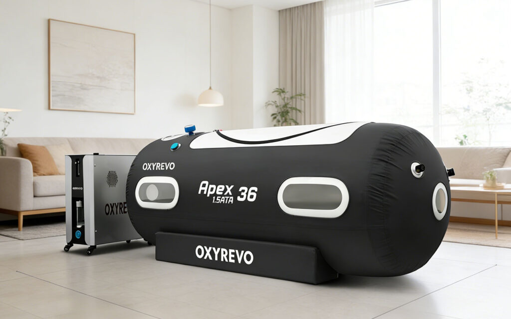 OXYREVO-Apex36-Soft-Hyperbaric-Chamber-Pro-Kit-with-All-in-One-Machine